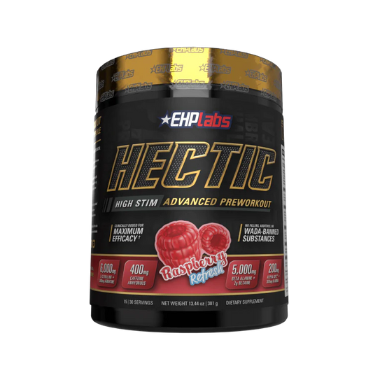EHP Labs Hectic Pre-Workout 30 Serves Raspberry Refresh