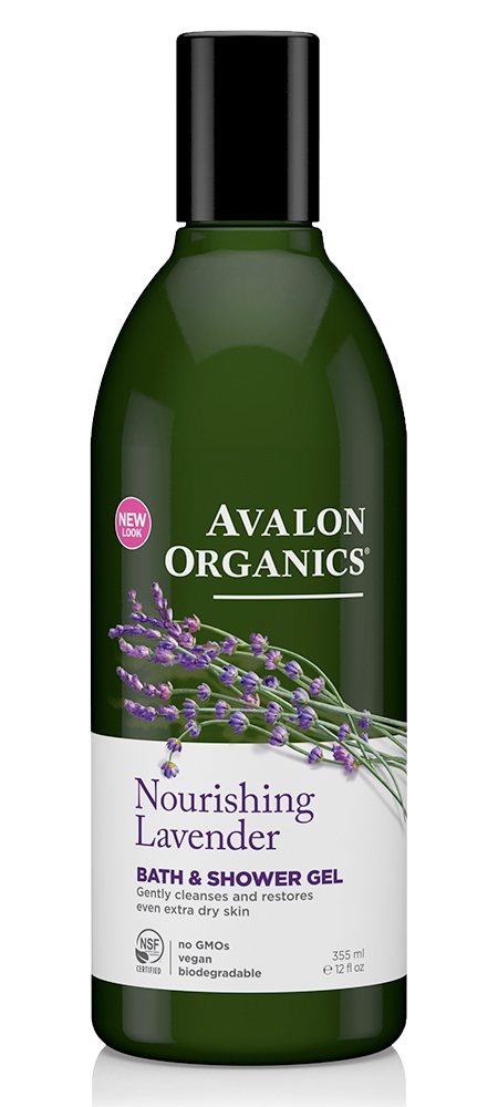 Avalon Organics Bath & Shower Gel 350mL Lavender