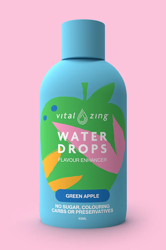 Vital Zing Water Drops 45ml Green Apple