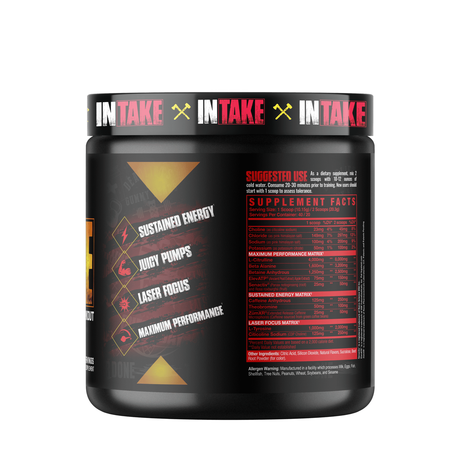 Axe & Sledge Intake 40 Serves Fruit Kaboom