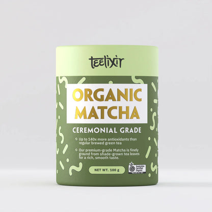 Teelixir Organic Ceremonial Grade Matcha 100g