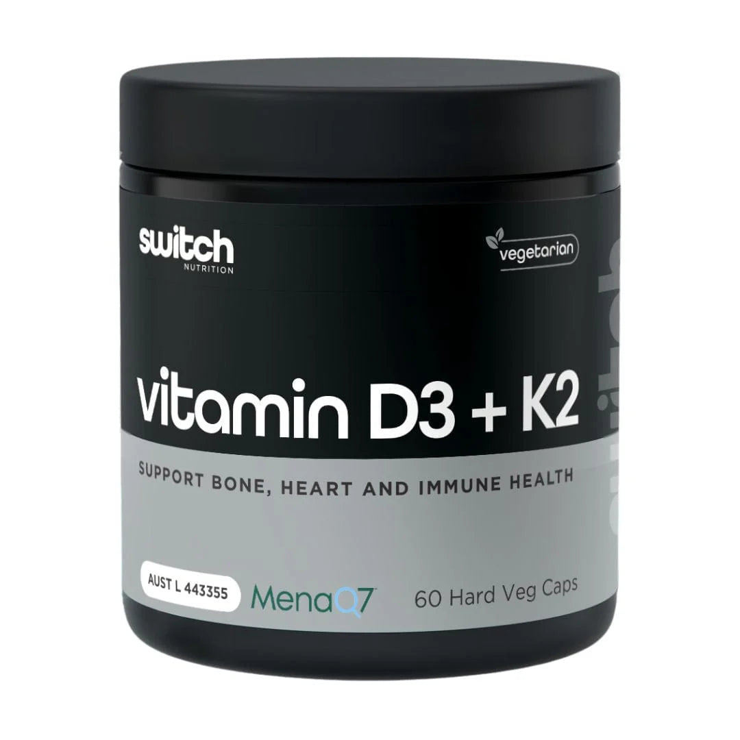 Switch Nutrition D3 & K2 60vc
