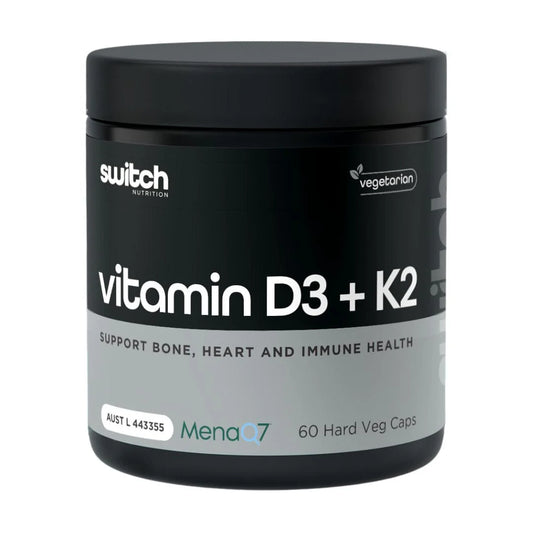 Switch Nutrition D3 & K2 60vc