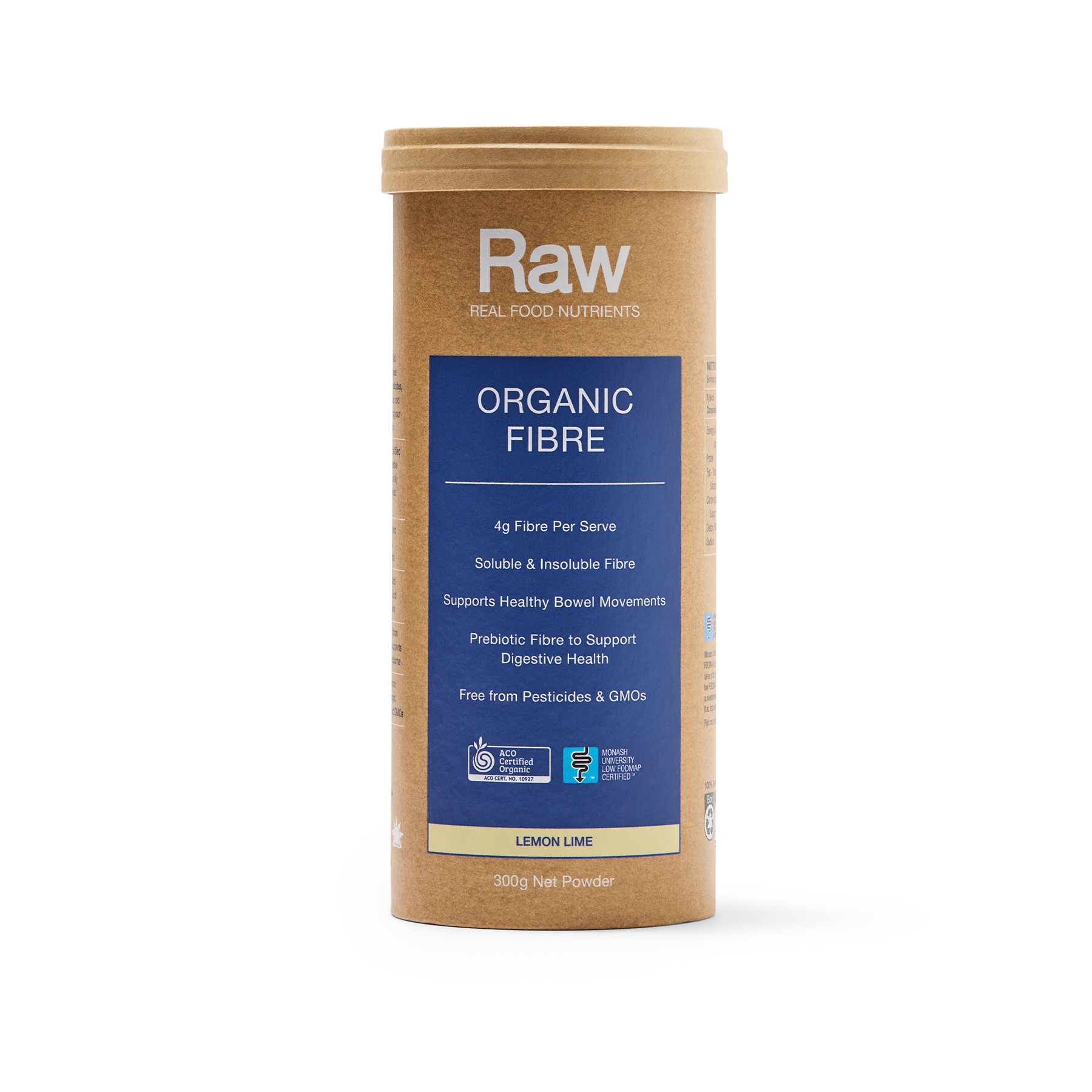 Amazonia Raw Organic Fibre 300g Lemon Lime