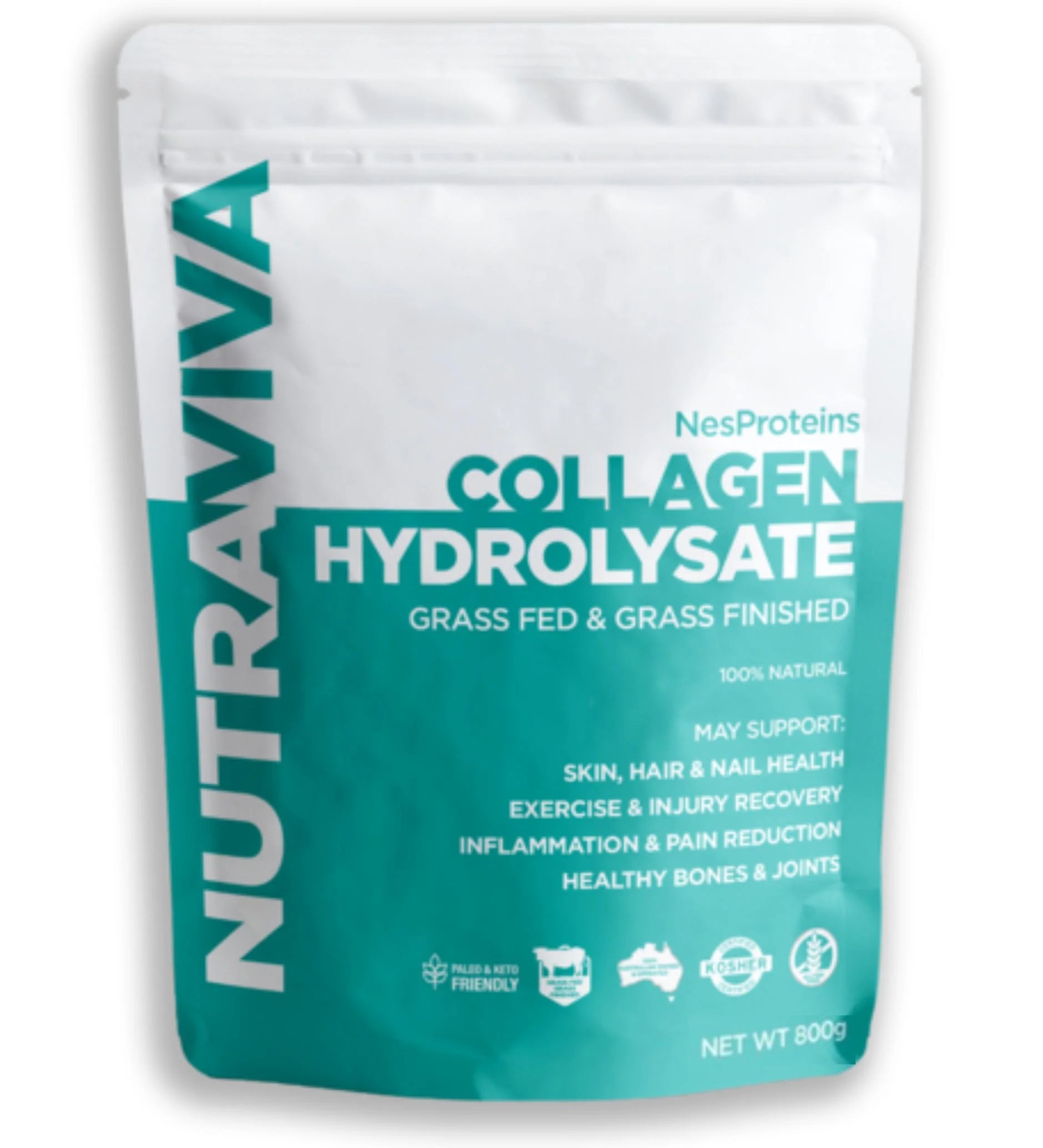 Nutraviva Collagen Hydrolysate Grass Fed 800G
