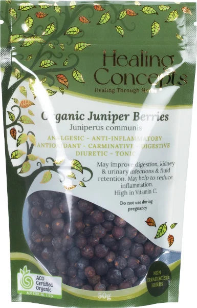 Healing Concepts Organic Juniper Berries 50g