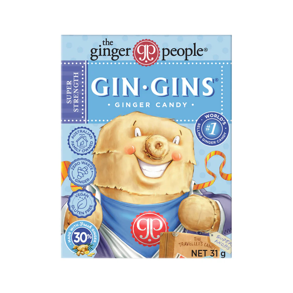 The Ginger People Gin Gins Candy 31g Super Strength