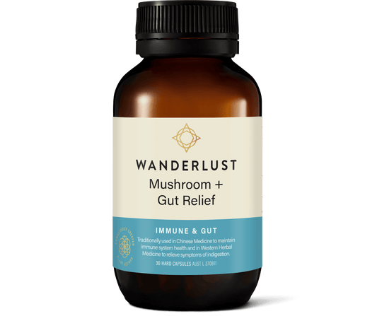 Wanderlust Mushroom + Gut Relief 30 Capsules