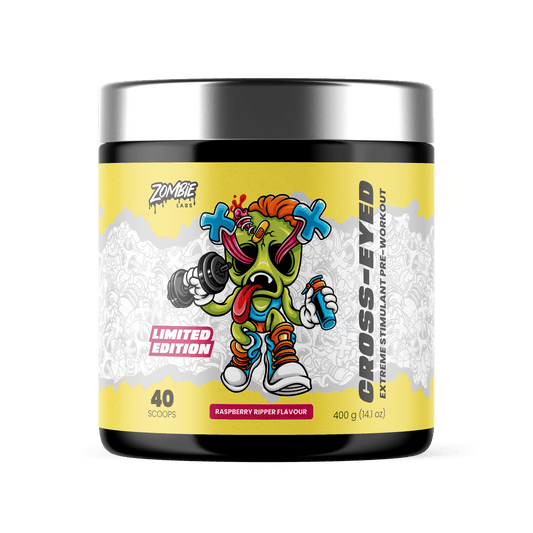 ZombieLabs Cross-Eyed Extreme Pre Workout 40 Serves Raspberry Ripper
