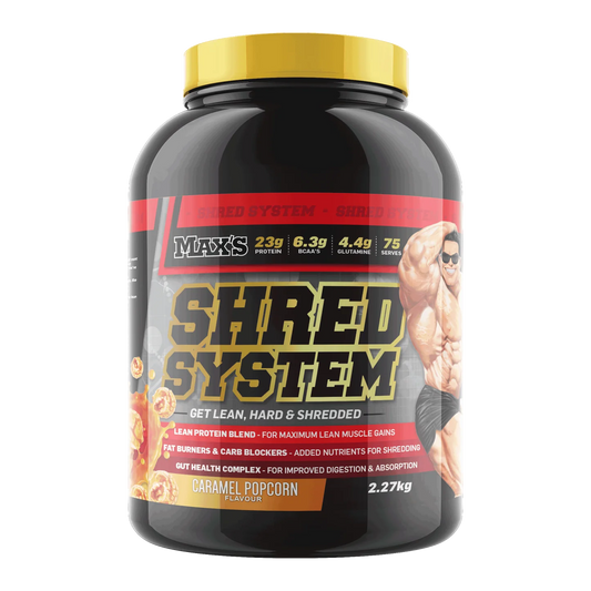Maxs Shred System 2.27KG Caramel Popcorn