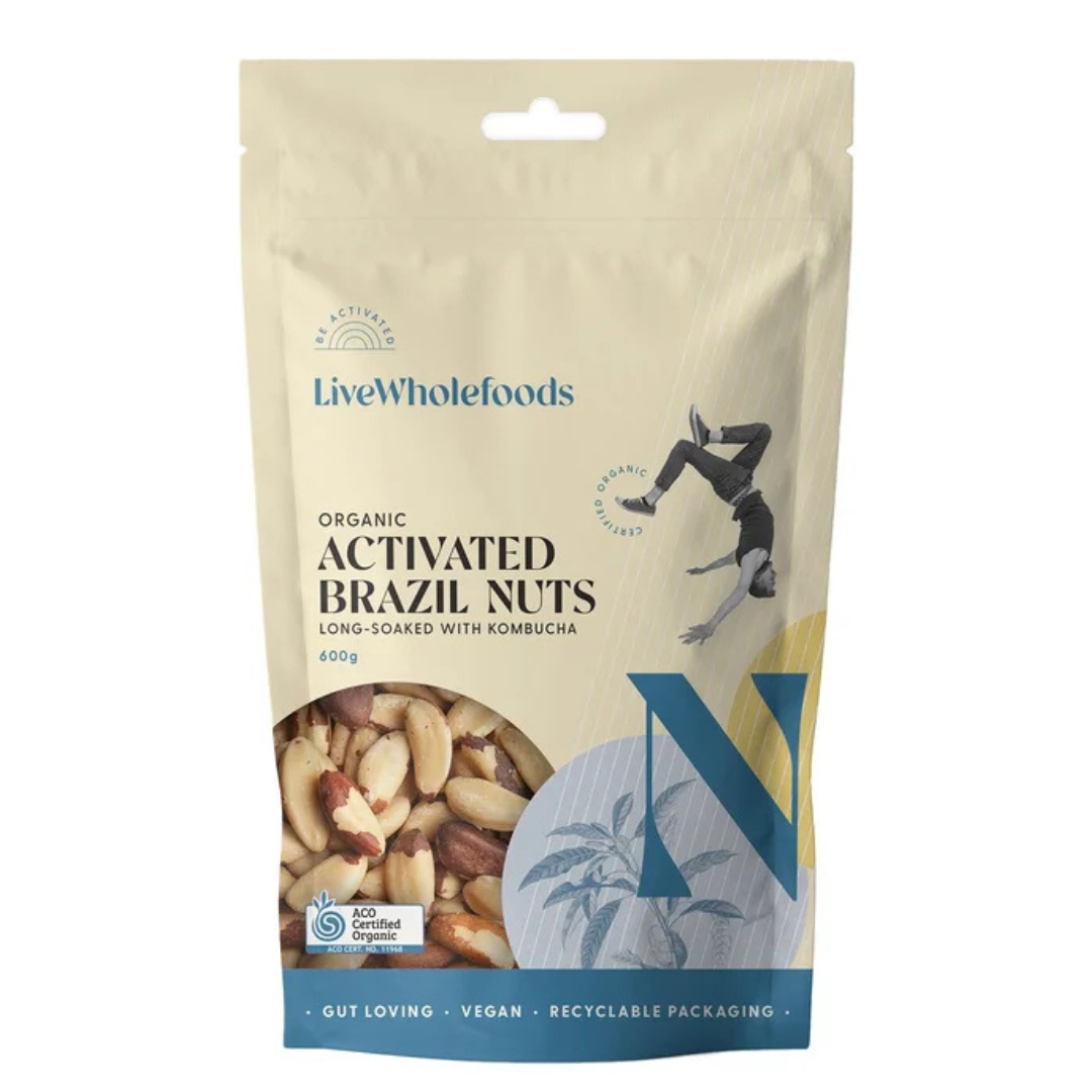 Live Wholefoods Organic Activated Brazil Nuts 600g