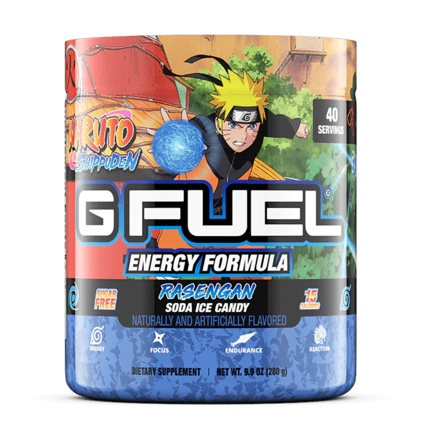 GFuel Energy Formula 40 SERVES Naruto Rasengan