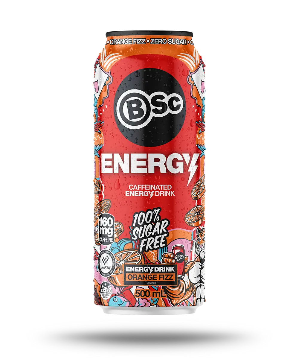 BSC Energy Drink 500ml Orange Fizz