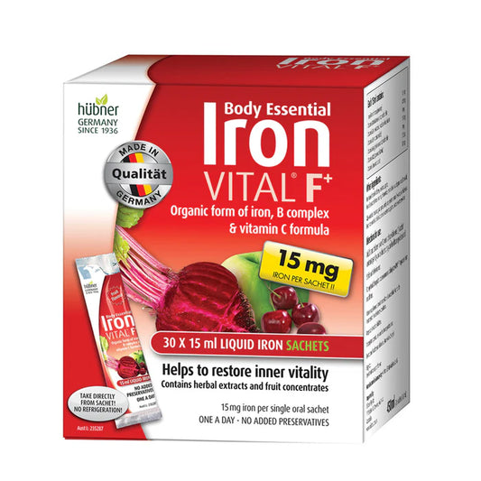 Silicea Body Essential Iron Sachets 14ml x 30 pack