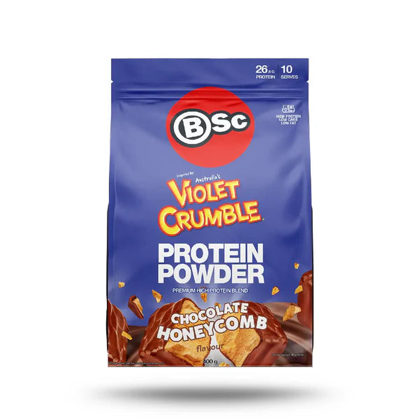 BSc Violet Crumble Protein Powder 400GM Choc Honeycomb