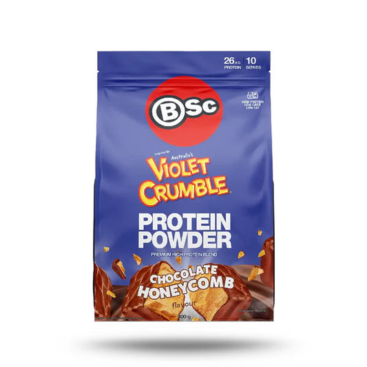 BSc Violet Crumble Protein Powder 400GM Choc Honeycomb