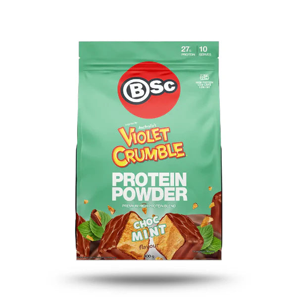 BSc Violet Crumble Protein Powder 400GM Choc Mint