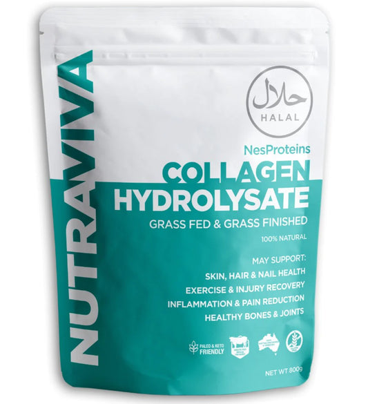 Nutraviva Collagen Hydrolysate Grass Fed 450G Halal