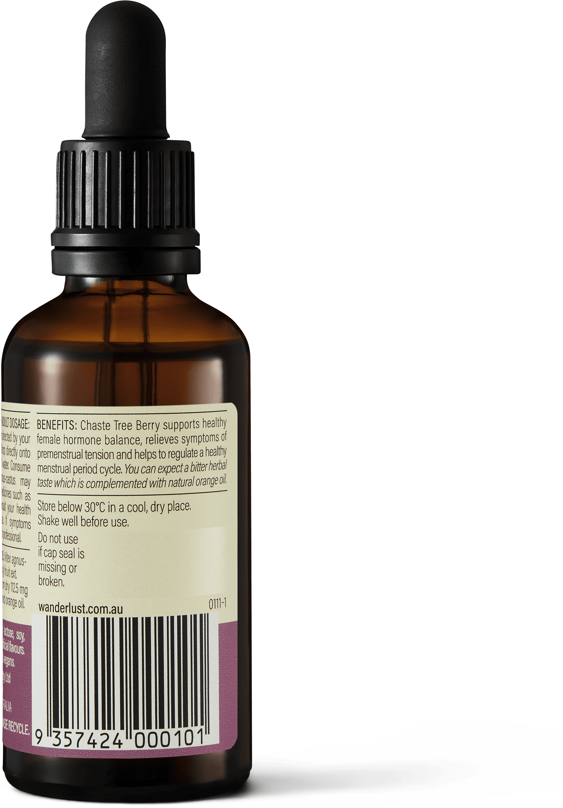 Wanderlust PMS Chaste Tree Liquid 50ml