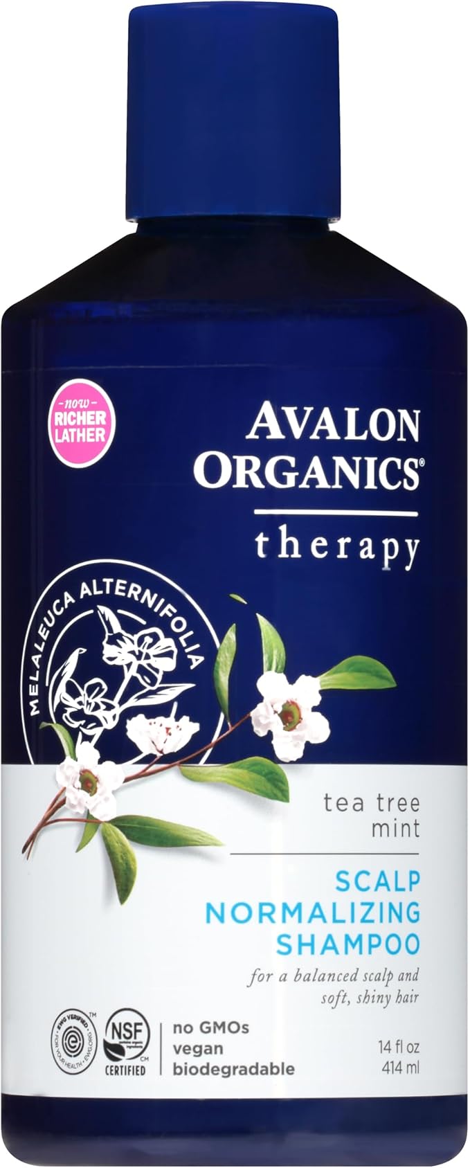 Avalon Organics Active Shampoo Tea Tree Mint Treatment 400mL