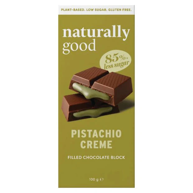Naturally Good Chocolate 100g Pistachio Creme