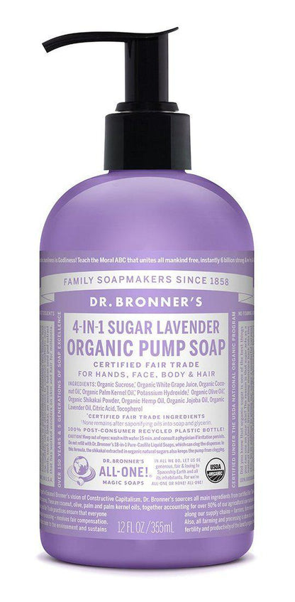 Dr Bronners Organic Pump Soaps