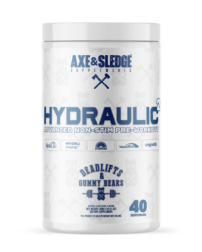 Axe & Sledge Hydraulic 40 Serves Deadlifts & Gummy Bears