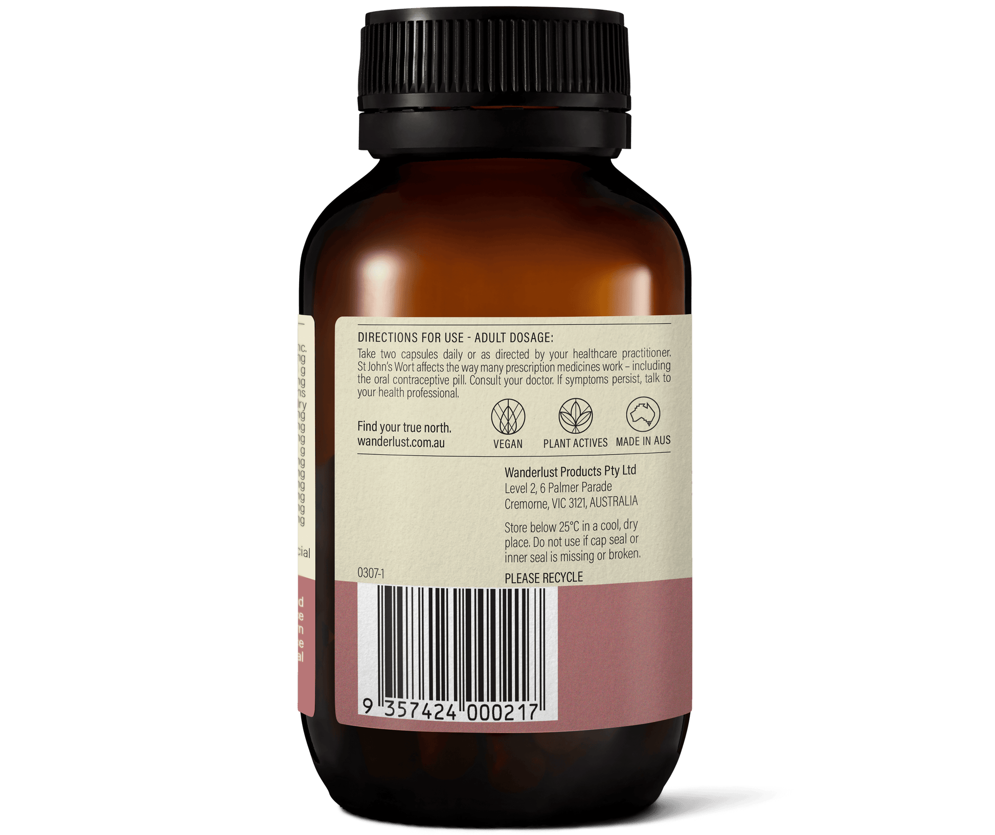 Wanderlust Emotional Balance 60 Capsules