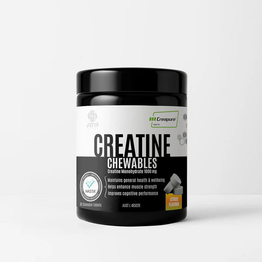 ATP Science Creatine Creapure Chewables 90 Tablets Citrus