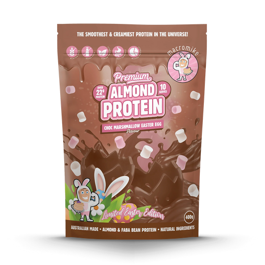 Macro Mike Almond Protein 400G Choc Marshmallow Easter Egg