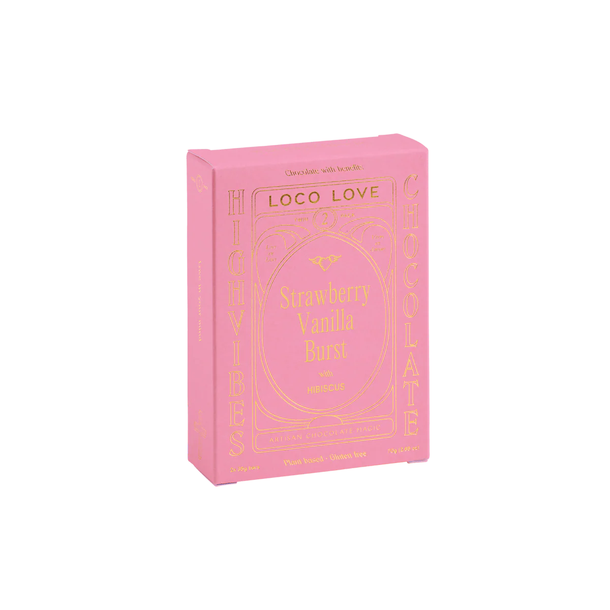Loco Love Chocolate 70g Strawberry Vanilla Burst