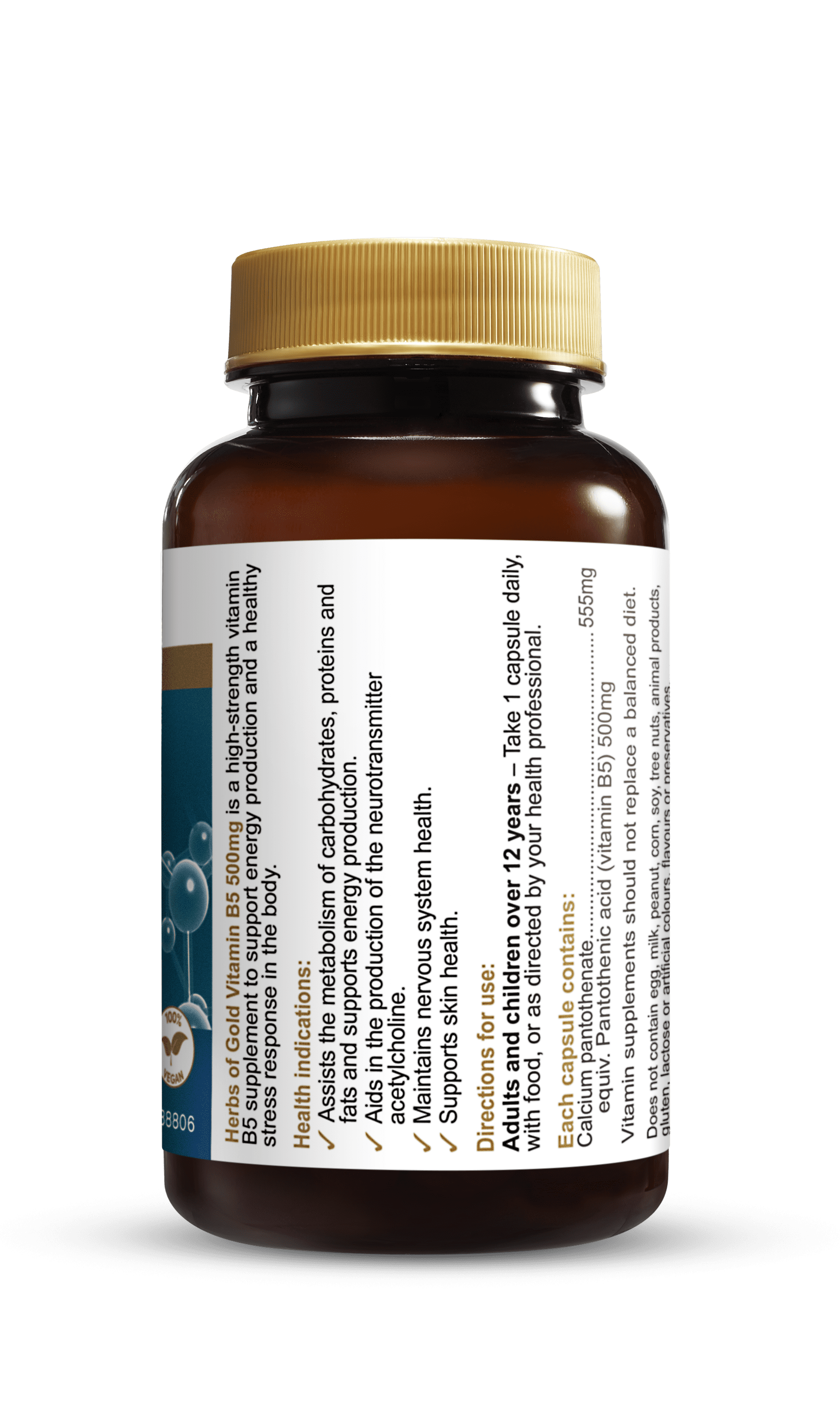 Hofg Vitamin B5 500Mg