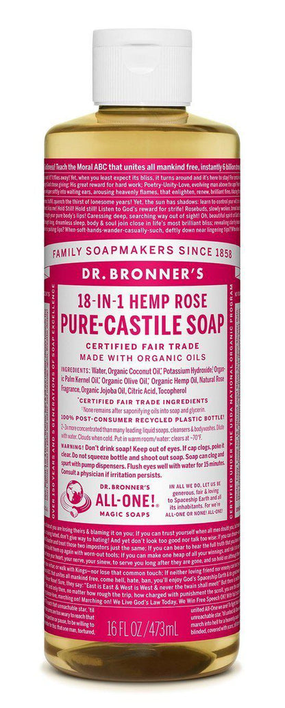 Dr Bronners Pure Castille Liquid Soaps