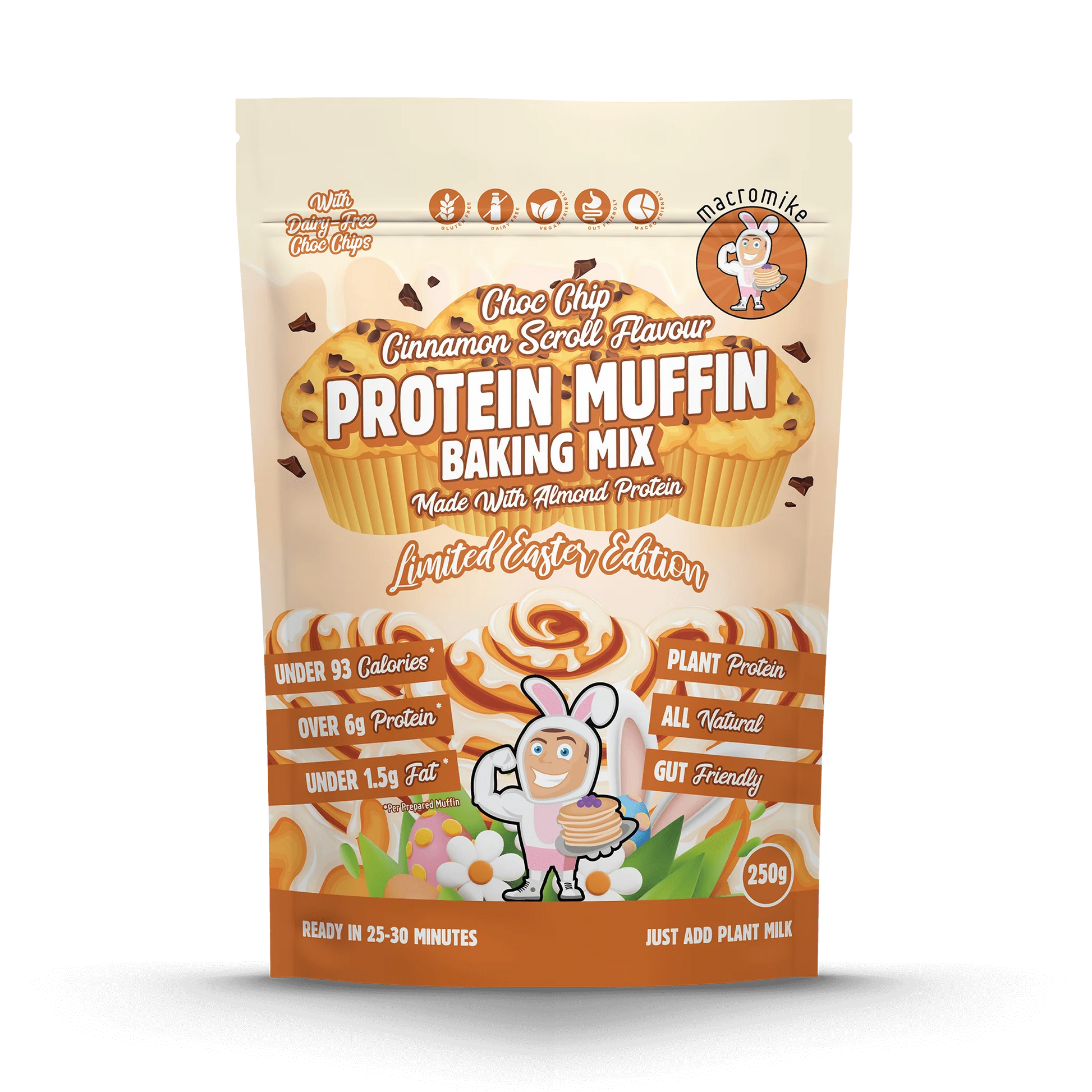 Macro Mike Protein Muffin Easter Edition 250G Cinnamon Scroll