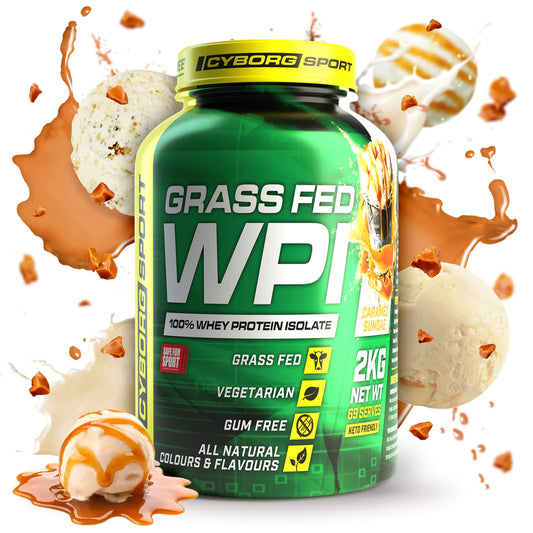Cyborg Sport Grass Fed WPI 2KG Caramel Sundae