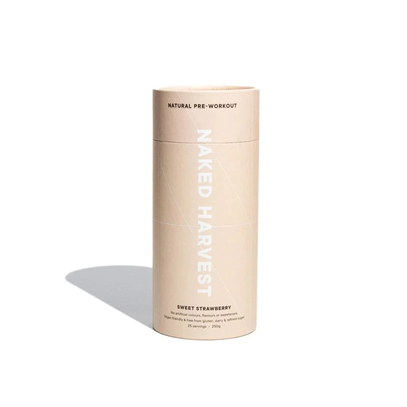 Naked Harvest Pre-Workout 250g Sweet Strawberry