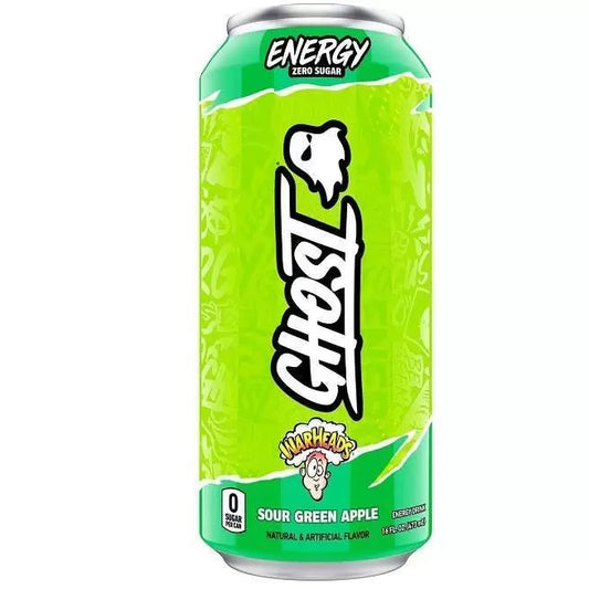 Ghost Energy Can 473ml Sour Green Apple
