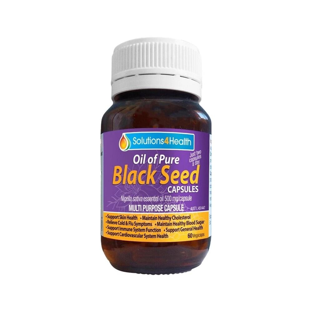 S4H Black Seed Oil Capsules 60vc