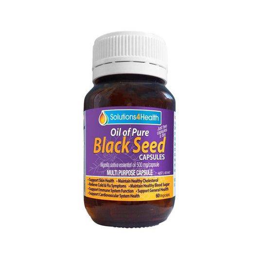 S4H Black Seed Oil Capsules 60vc