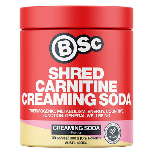 BSc Shred Carnitine 30 Serves Creaming Soda