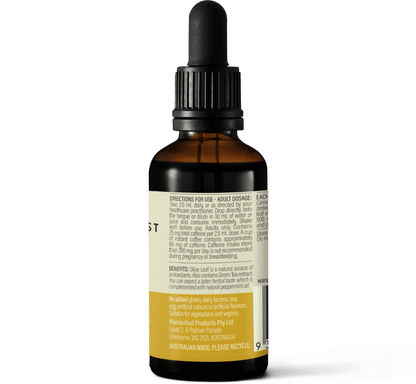 Wanderlust Green Tea + Olive Leaf Drops 50ml