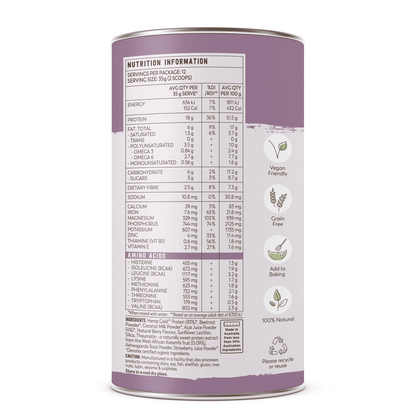 Essential Hemp Protein 420g Mixed Berry