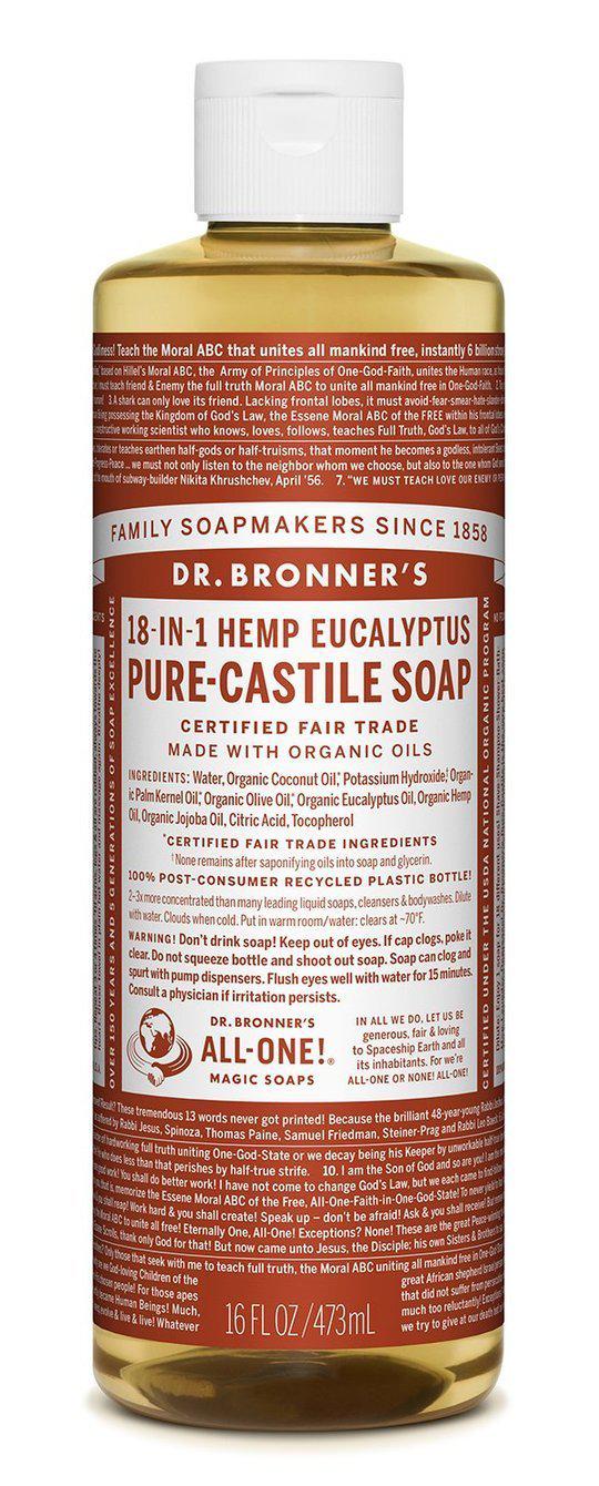 Dr Bronners Pure Castille Liquid Soaps