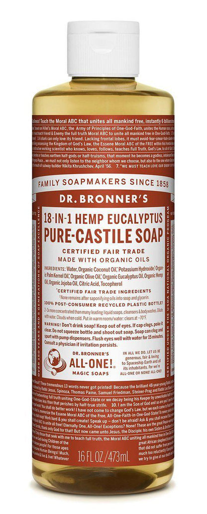 Dr Bronners Pure Castille Liquid Soaps