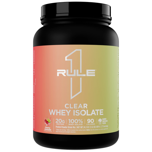 Rule1 Clear Whey Isolate 27 Serves Cherry Limeade