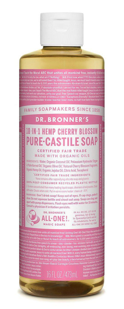 Dr Bronners Pure Castille Liquid Soaps