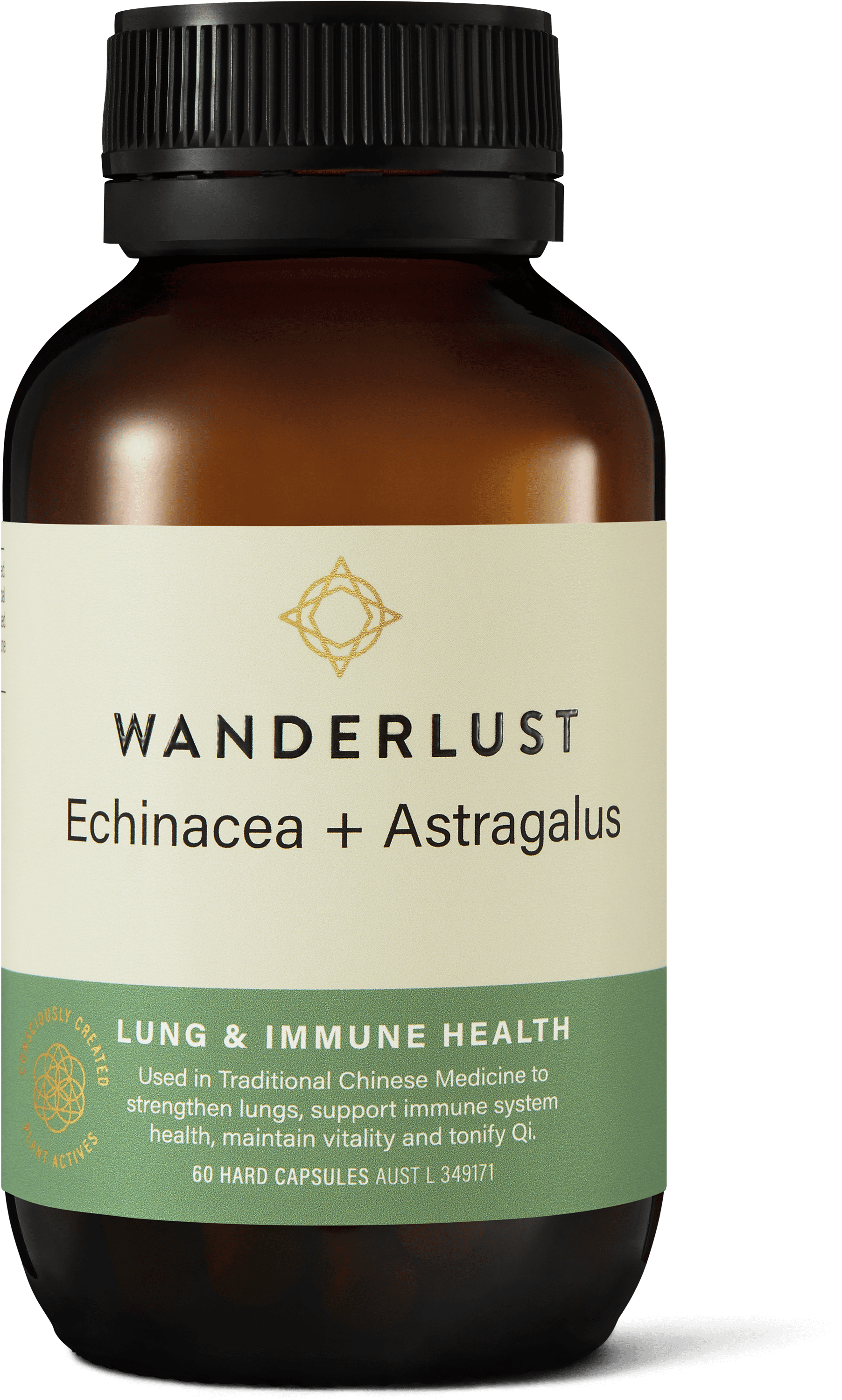 Wanderlust Echinacea & Astragalus 60 Capsules