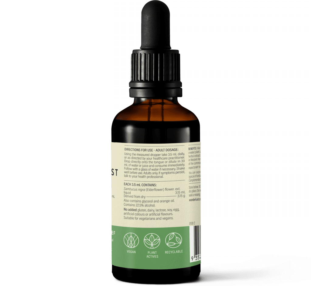 Wanderlust Elderflower Liquid 90ml