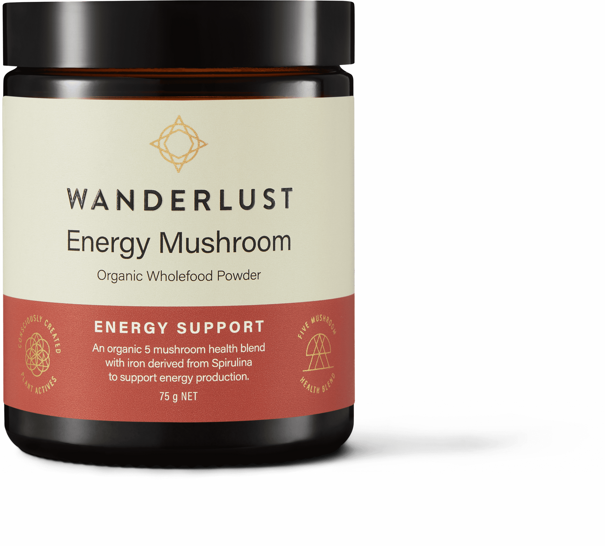 Wanderlust Energy Mushrooms 75g
