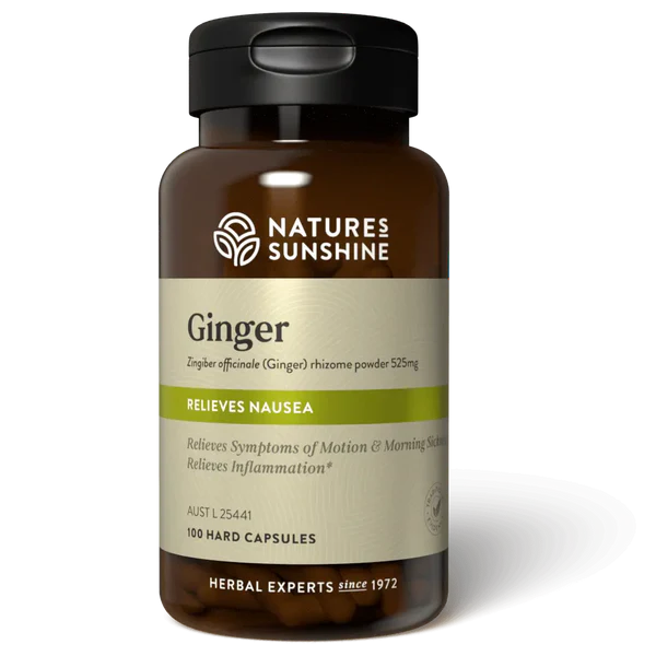 Natures Sunshine Ginger 100C
